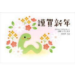 ヨドバシ.com - 長瀬印刷 2025年 お年玉つき官製年賀はがき No.04 5枚