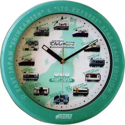 ヨドバシ.com - 日車夢工房 YUMEKOBO JR東日本 (緑) 掛け時計 新幹線