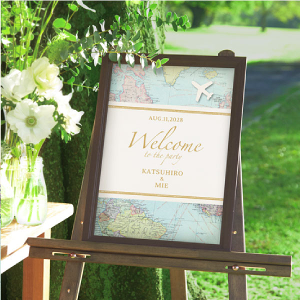 グラフィック ウェルカムボード（ライフイズジャーニー）|ウェルカム
