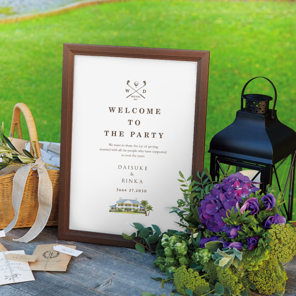 グラフィック ウェルカムボード（-リラクシィ- golf）|ウェルカム