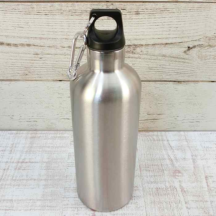 Non-ディズニー ヤクセル ステンレス 携帯 2重ボトル 450ml シルバー