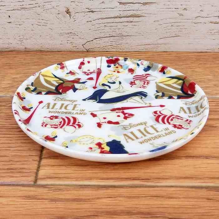 ディズニー通販 布貼小皿 ふしぎの国のアリス 皿 食器 お土産 おみやげ