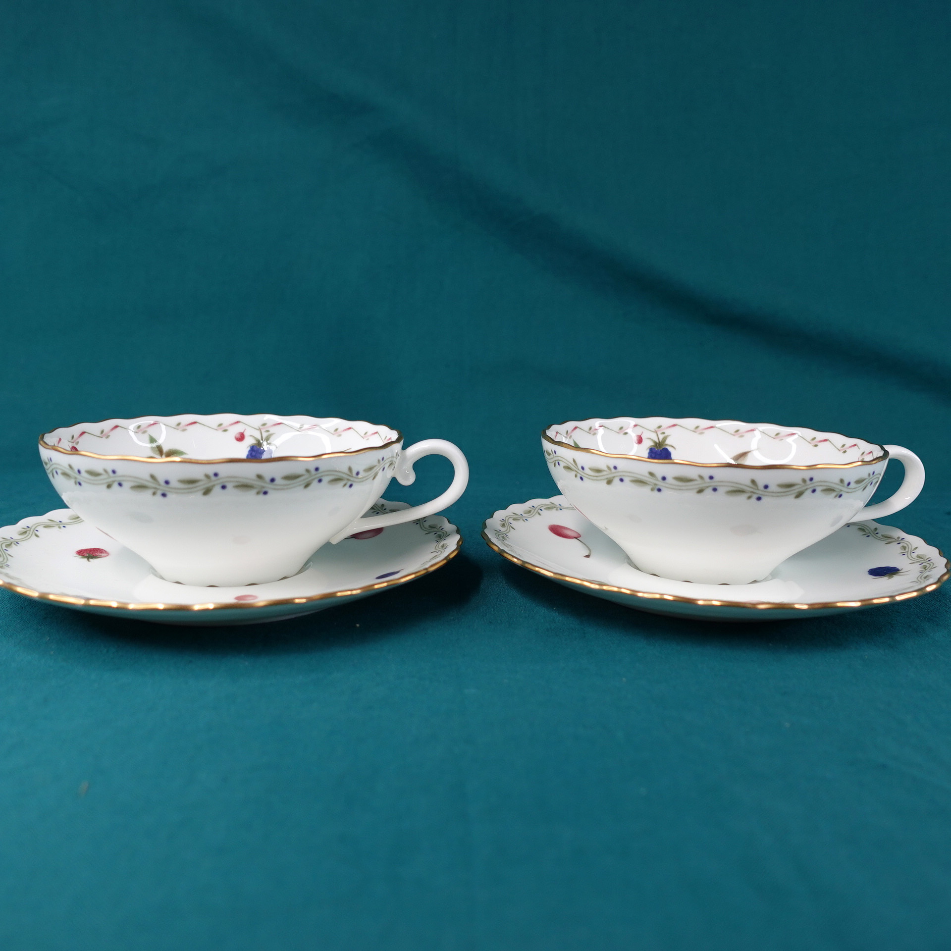 Noritake[ノリタケ] ボーンチャイナ ポートショア ペアカップ テイー