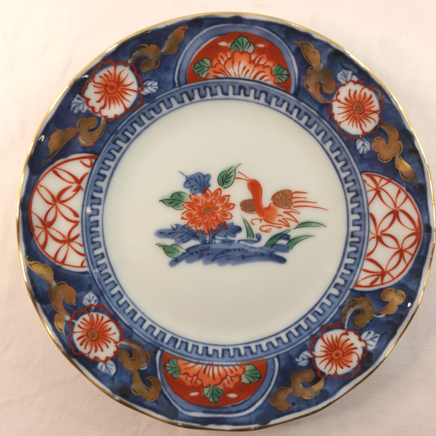 美濃焼 龍峯窯 花鳥金彩 銘々皿 5客 | WE21ジャパン