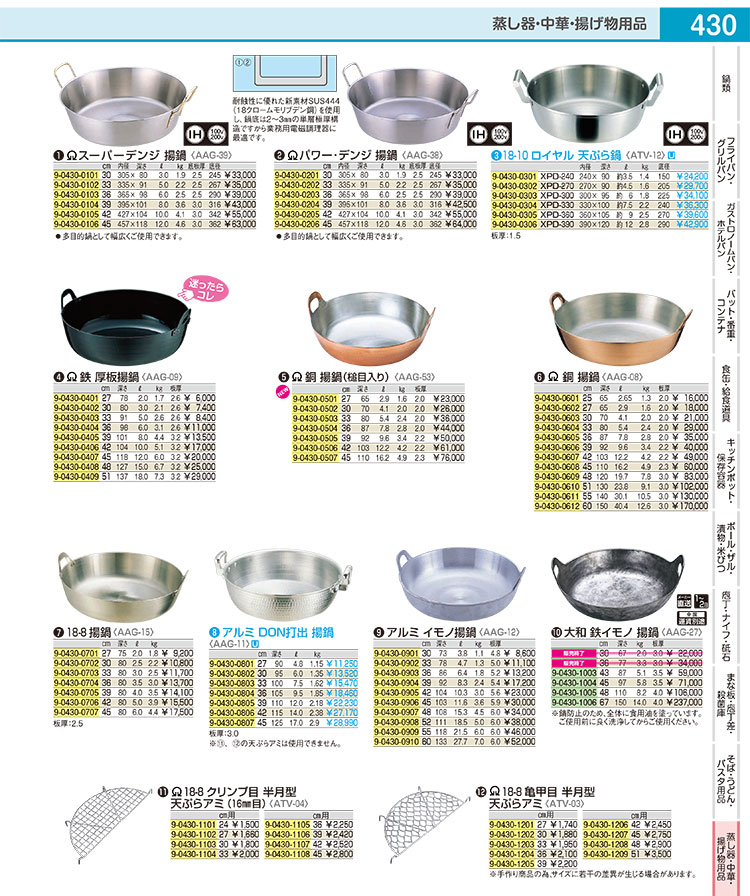 楽天市場】SA鉄 厚板揚鍋 36cm【 天ぷら鍋 鉄 天ぷら 鍋 揚げ鍋 天ぷら