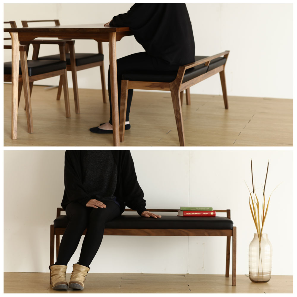 楽天市場】ibiza ベンチ チェア ダイニング 木製 北欧 おしゃれ 天然木