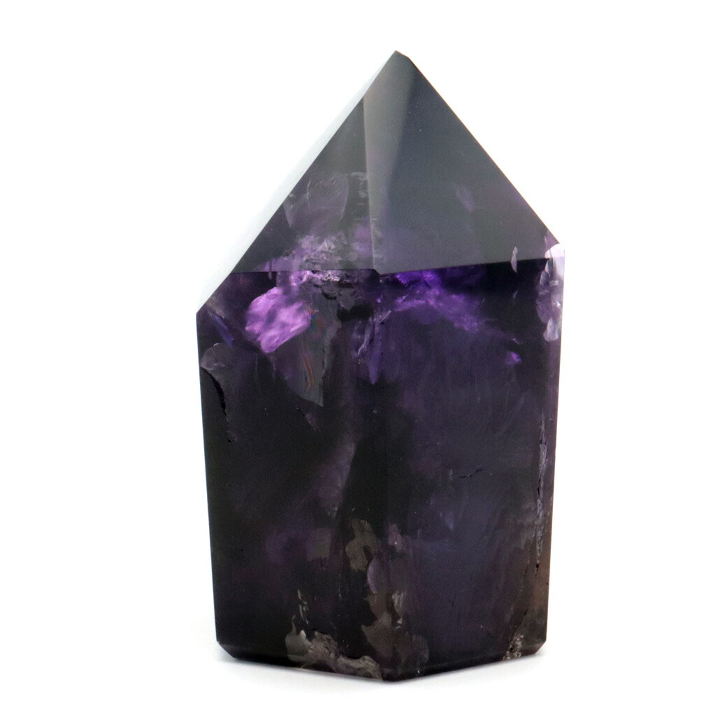 楽天市場】アメジスト 六角柱 ポイント LEDライト付き 1点もの