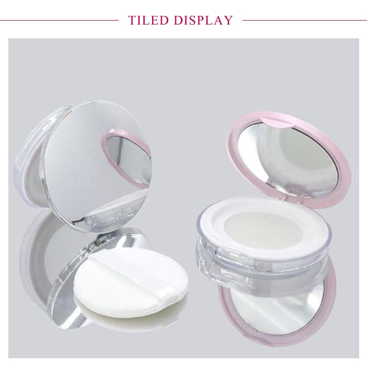 楽天市場】パウダーケース パフ付き ミラー付き パウダー 容器 薄型 5g