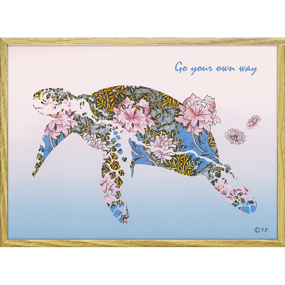 楽天市場】絵画 アニマルシルエット アート「シーホースS」 額入り