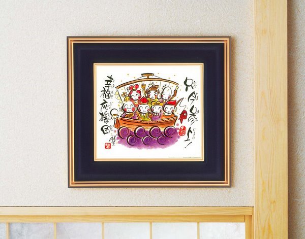 楽天市場】色紙額 いわさきちひろ色紙額 少女像/インテリア 額入り