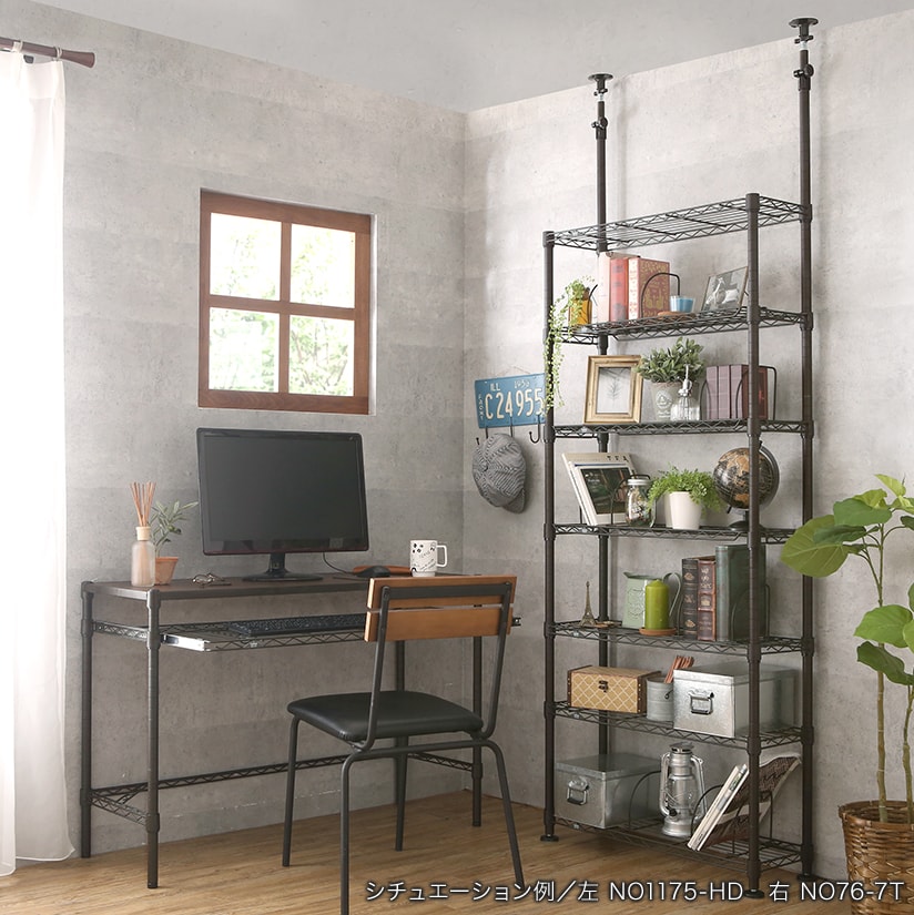 楽天市場】☆本日ポイント3倍☆ 突っ張り棚 つっぱり棚 黒 ブラック 棚