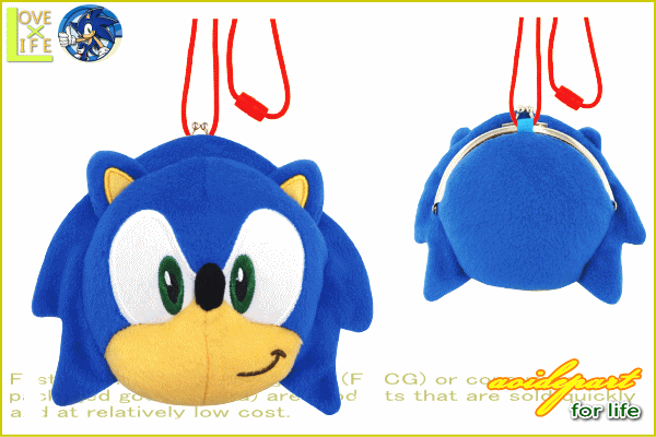 ヤマダモール | 【ソニック・ザ・ヘッジホッグ】ぬいぐるみがまぐち