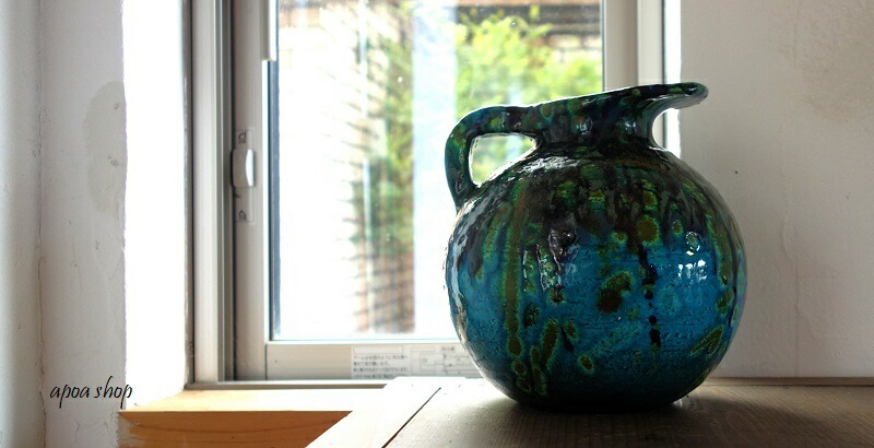 楽天市場】ヴィンテージ 陶器 花瓶 フラワーベース 水差し西ドイツ Fat