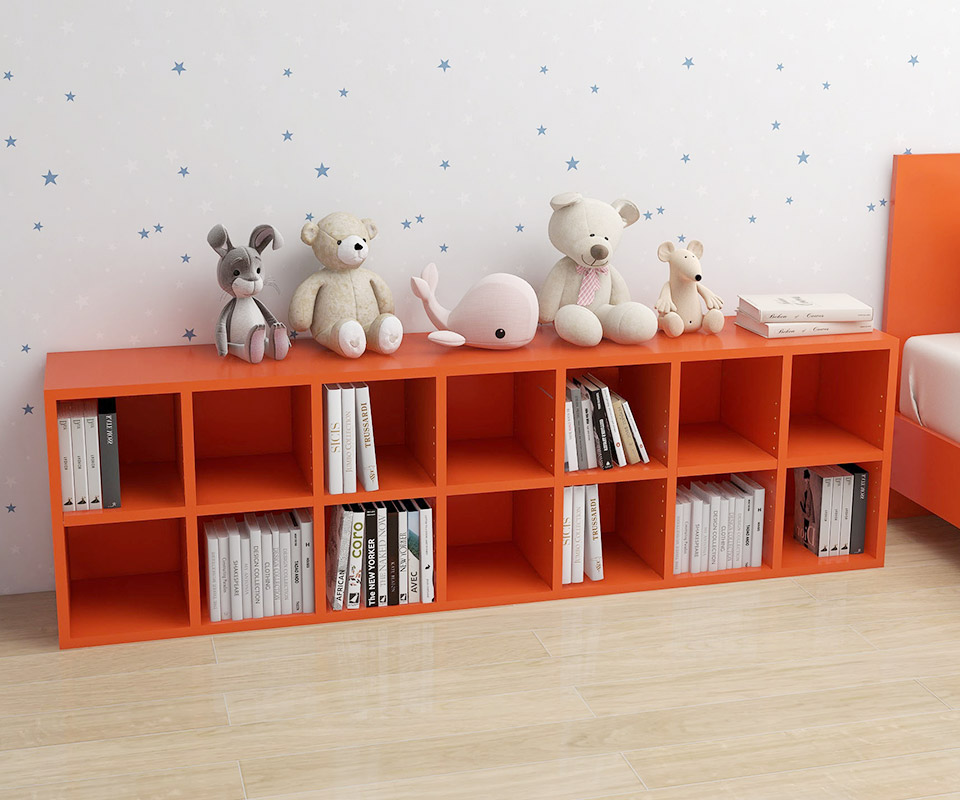 楽天市場】カラーボックス 本棚 棚 低い ロータイプ リビング収納