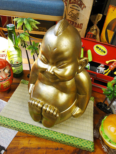 楽天市場】大阪名物ビリケンさんの縁起のええ置物 （Lサイズ） ※ミニ畳