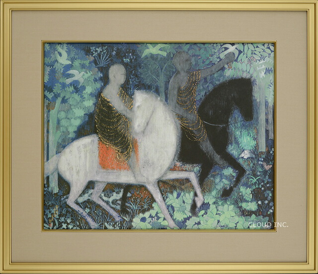 楽天市場】平山郁夫 仏教伝来 （ぶっきょうでんらい） 10号 複製画 岩