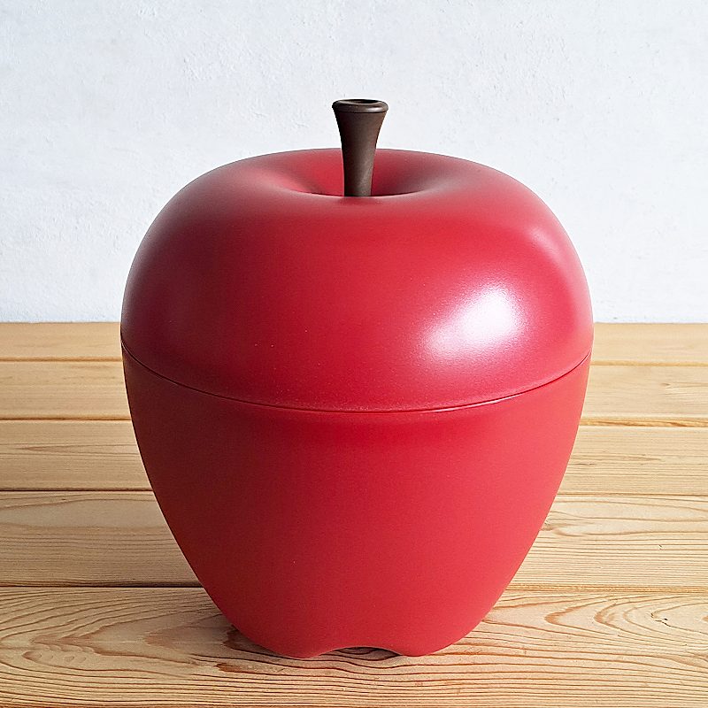 楽天市場】【小物入れ】QUALY りんご型 小物入れ ミニハップル