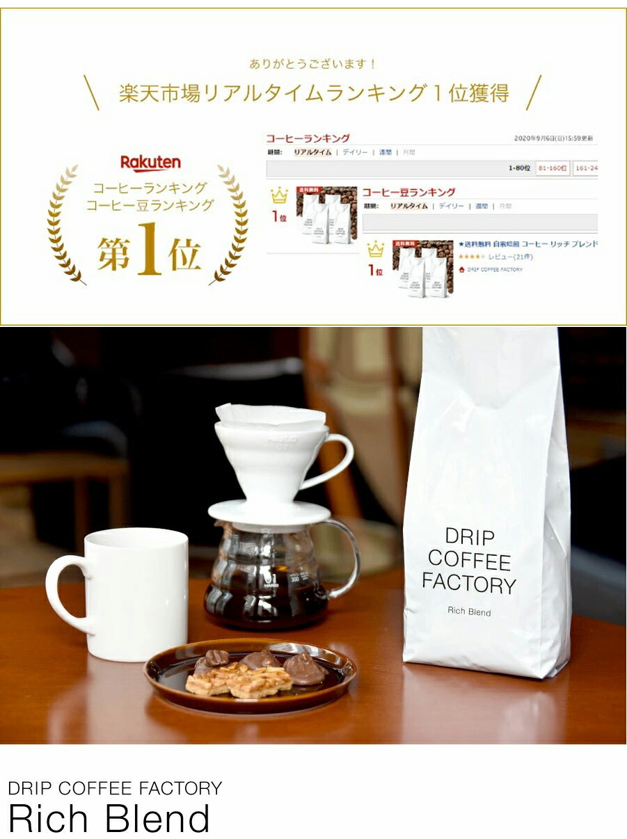 楽天市場】メール便 お試し コーヒー豆 コーヒー 豆 粉 400g リッチ