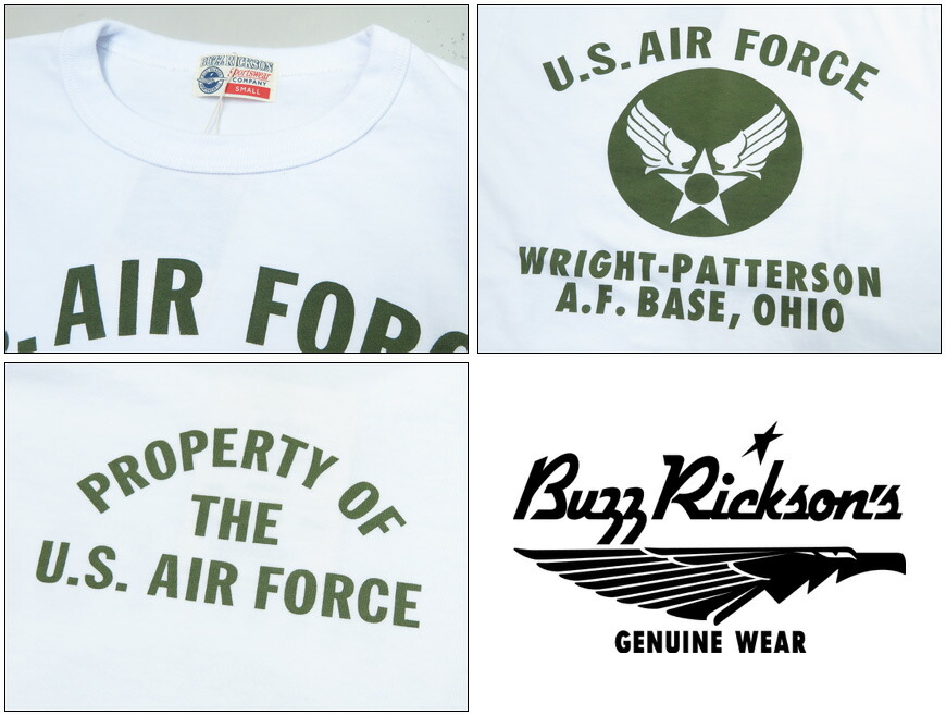 楽天市場】バズリクソンズ BUZZ RICKSON'S 長袖 Tシャツ プリント