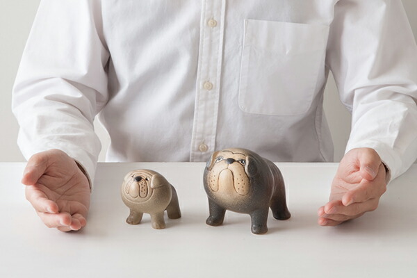 ブルドッグ（リサ・ラーソン／Lisa Larson） フリーデザイン ｜ 北欧