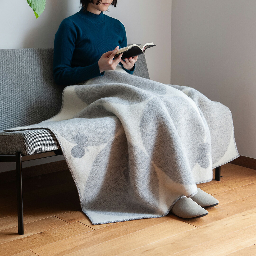 PERHONEN ウールブランケット ハーフ（クリッパン×ミナ ペルホネン