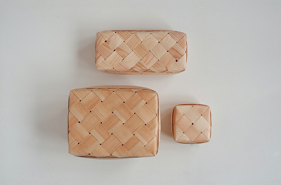 エストニアのパインバスケット フリーデザイン ｜ 北欧・ロングライフ