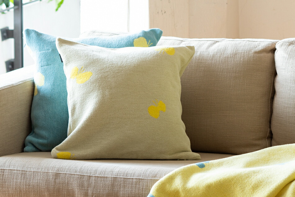 CHOUCHO シュニールコットン クッションカバー（クリッパン×ミナ