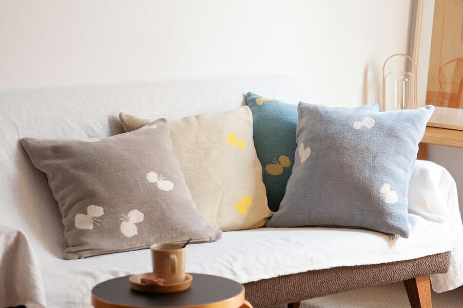 CHOUCHO シュニールコットン クッションカバー（クリッパン×ミナ