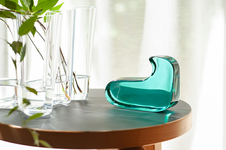 楽天市場】ガラスバード 79×132mm ブルーイッタラ×ミナ ペルホネン