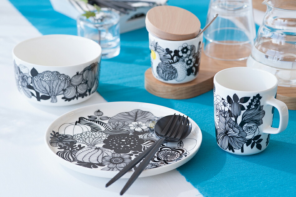 ラウンドプレート 20cm（マリメッコ／marimekko） フリーデザイン