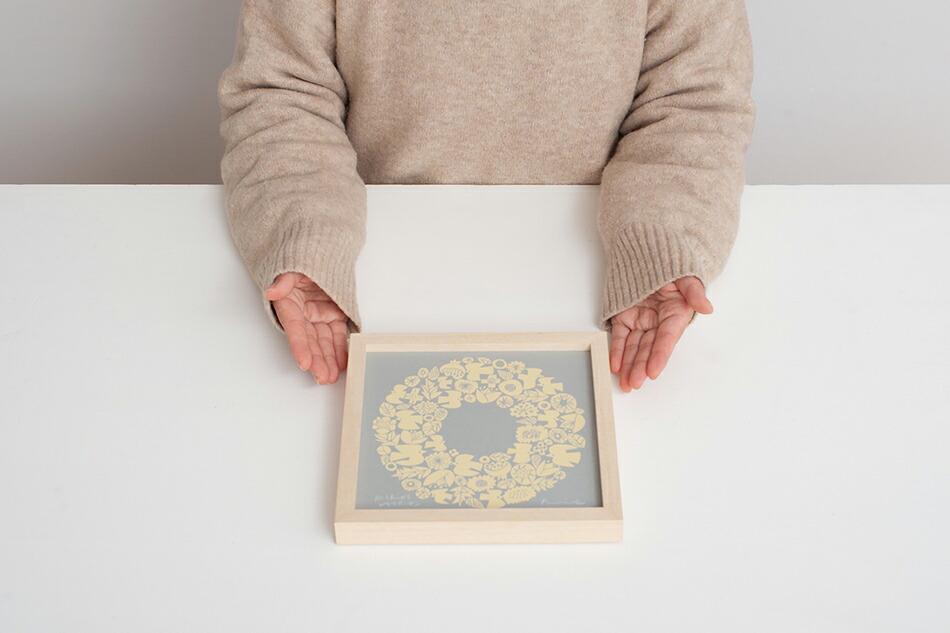 シルクスクリーン（バーズワーズ／BIRDS' WORDS） フリーデザイン