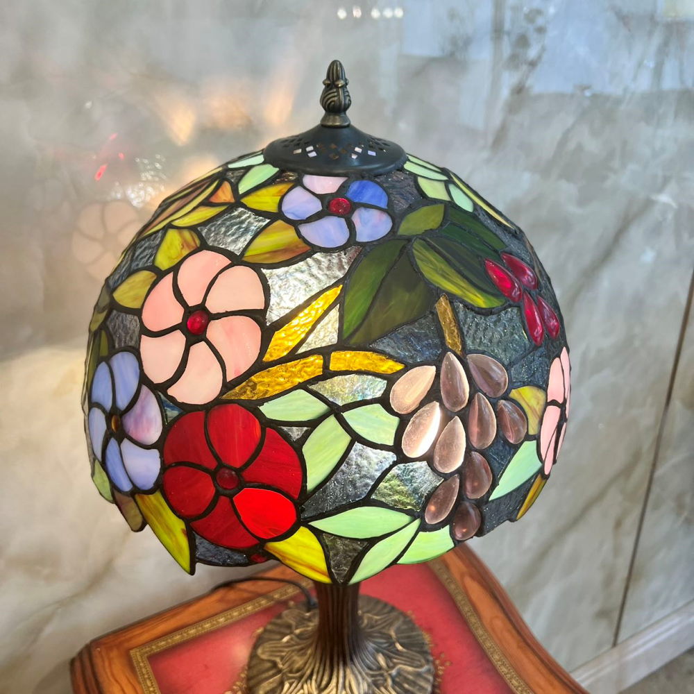 楽天市場】【期間限定pt3倍】 ステンドグラス ランプ 卓上 led