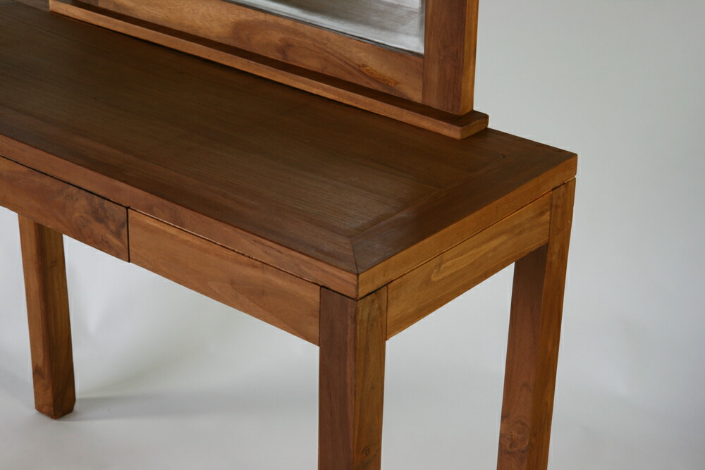 楽天市場】訳あり 送料無料 新品 チーク無垢 ドレッサー チーク材 無垢