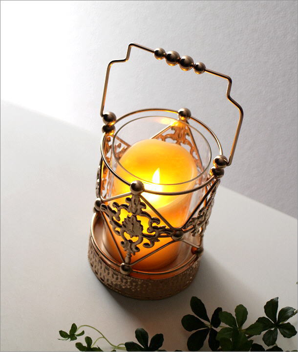 楽天市場】ランタン LEDキャンドル キャンドルホルダー オブジェ 置物