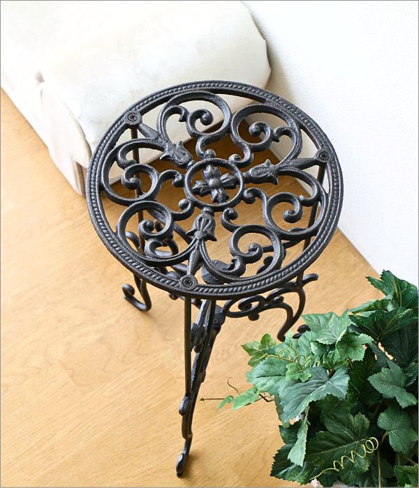 楽天市場】花台 フラワースタンド アイアン おしゃれ エレガント