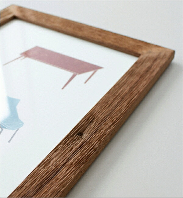 楽天市場】フォトフレーム 壁掛け A4 木製 チーク材 おしゃれ 縦 横