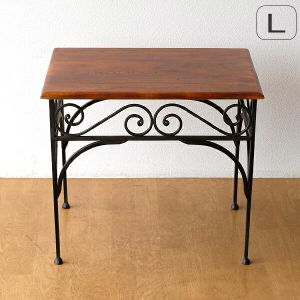 楽天市場】サイドテーブル おしゃれ 木製 アイアン 脚 玄関 ソファ