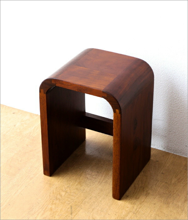 楽天市場】スツール 木製 おしゃれ 玄関椅子 花台 アンティーク コの字