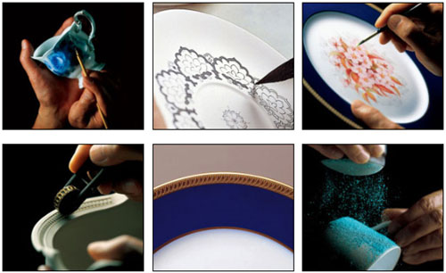 楽天市場】皇室御用達 大倉陶園 日本製 ブルーローズ コーヒーカップ