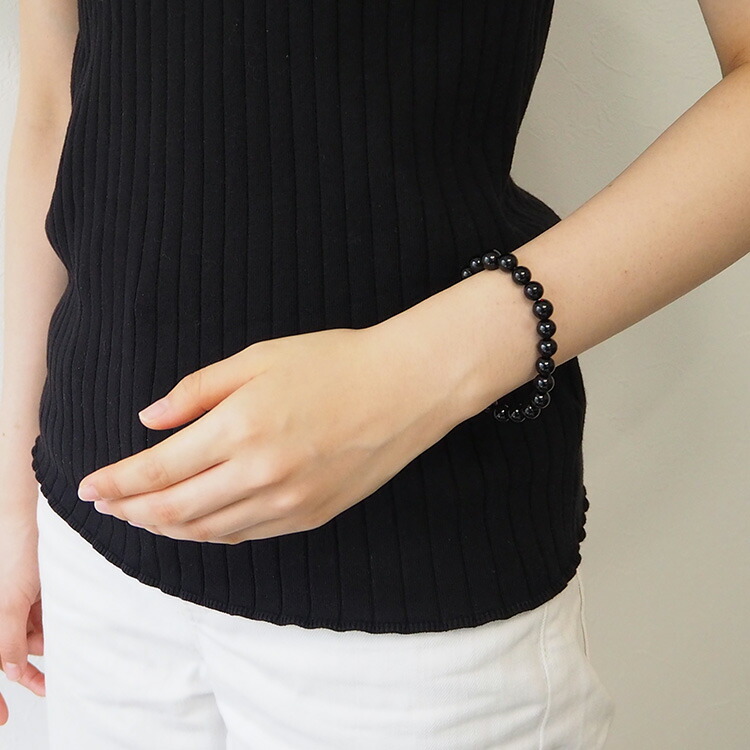 楽天市場】ブラックトルマリン トルマリン ブレスレット