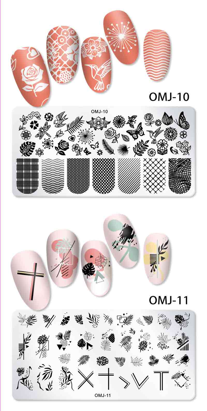 楽天市場】【23日まで限定価格 P5倍】スタンピングネイルプレート