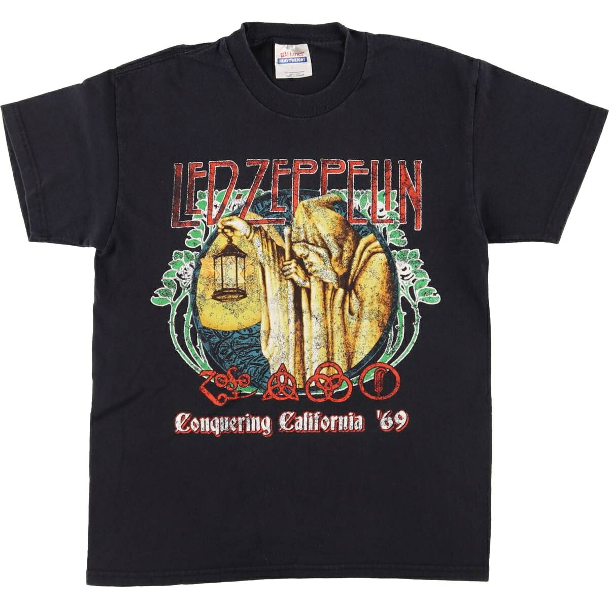 古着 00年代 ヘインズ Hanes Led Zeppelin レッドツェッペリン バンドT