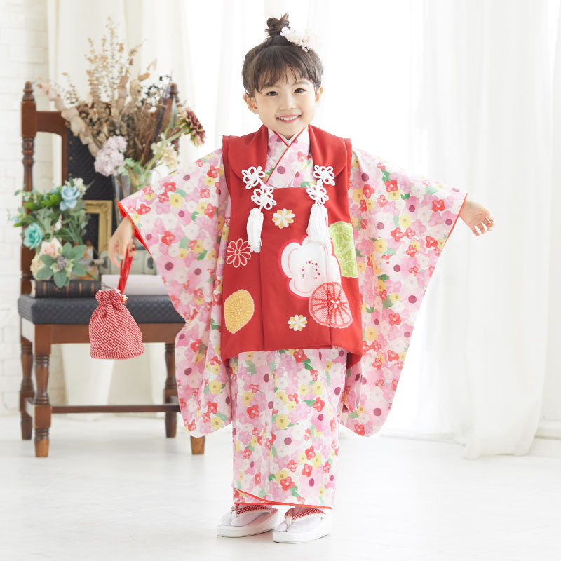楽天市場】【レンタル】[七五三 着物 3歳 女の子] 三歳 「K085 KAGURA