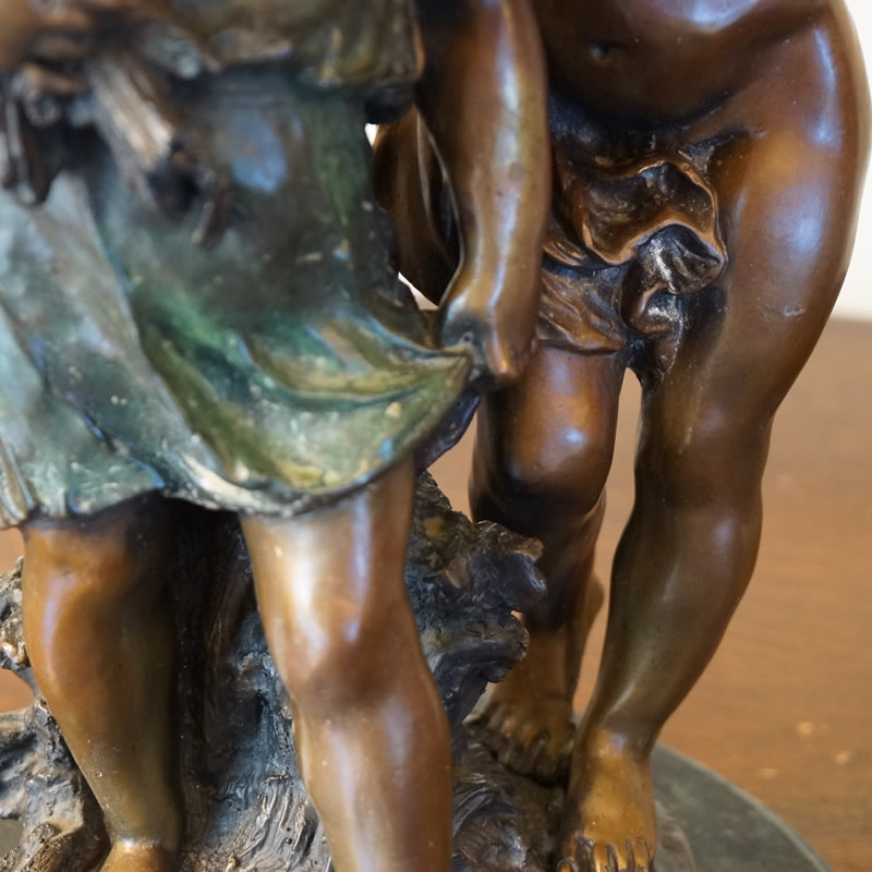 楽天市場】アンティーク ブロンズ像 置物 Auguste Moreau オーギュスト