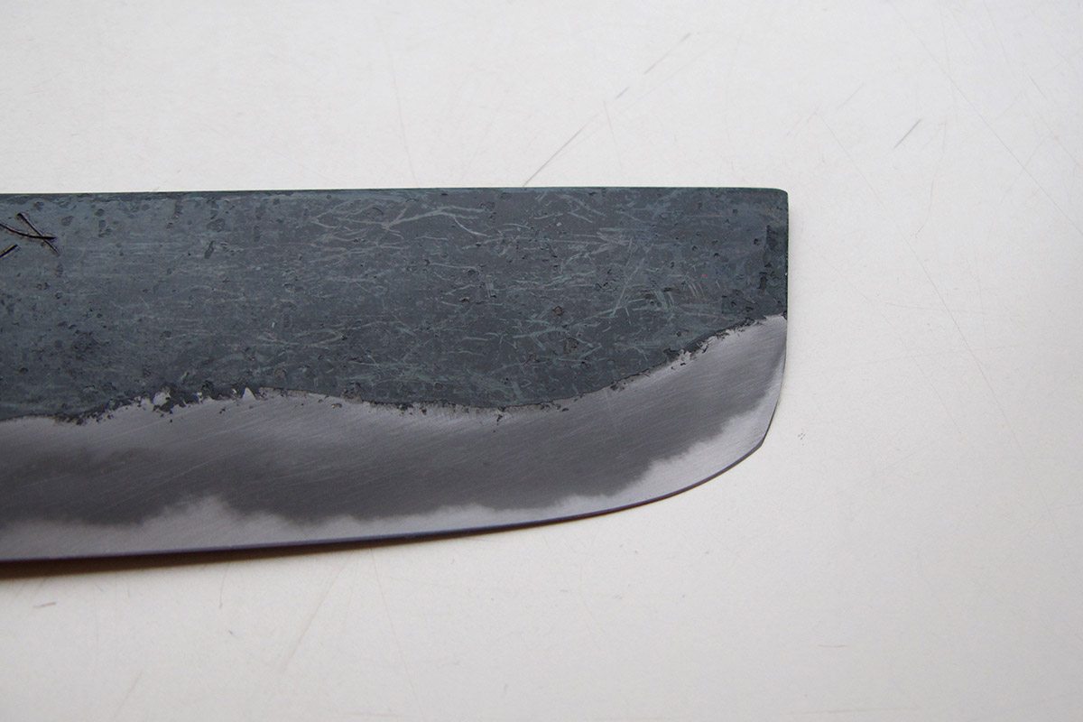 鍛冶職人 赤畠大徳 ｜ 黒打菜切包丁 120mm