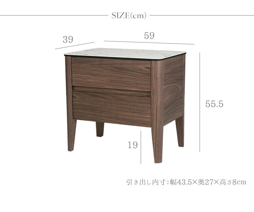 楽天市場】【送料無料】 ナイトテーブル サイドテーブル 高級感