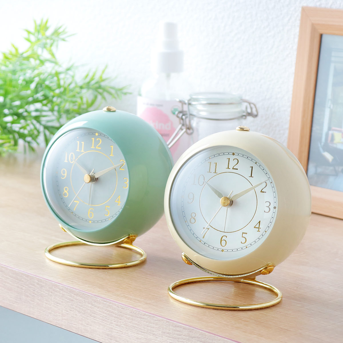 楽天市場】置き時計 マルモ アラームクロック スフィア 目覚まし時計