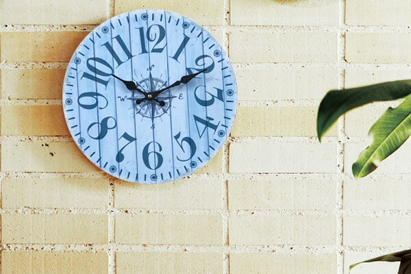 楽天市場】掛け時計 33cm セーラー モチーフクロック Sailor