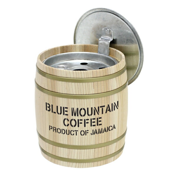 楽天市場】灰皿 木樽 ふた付き バレル 0.35L オハイザラ 卓上 はいざら