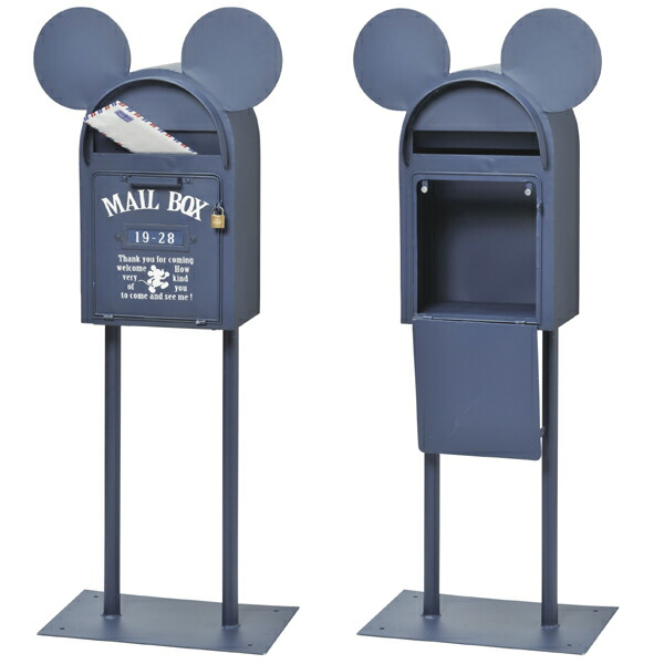 楽天市場】郵便ポスト スタンドタイプ ヴィンテージミッキー ミッキー